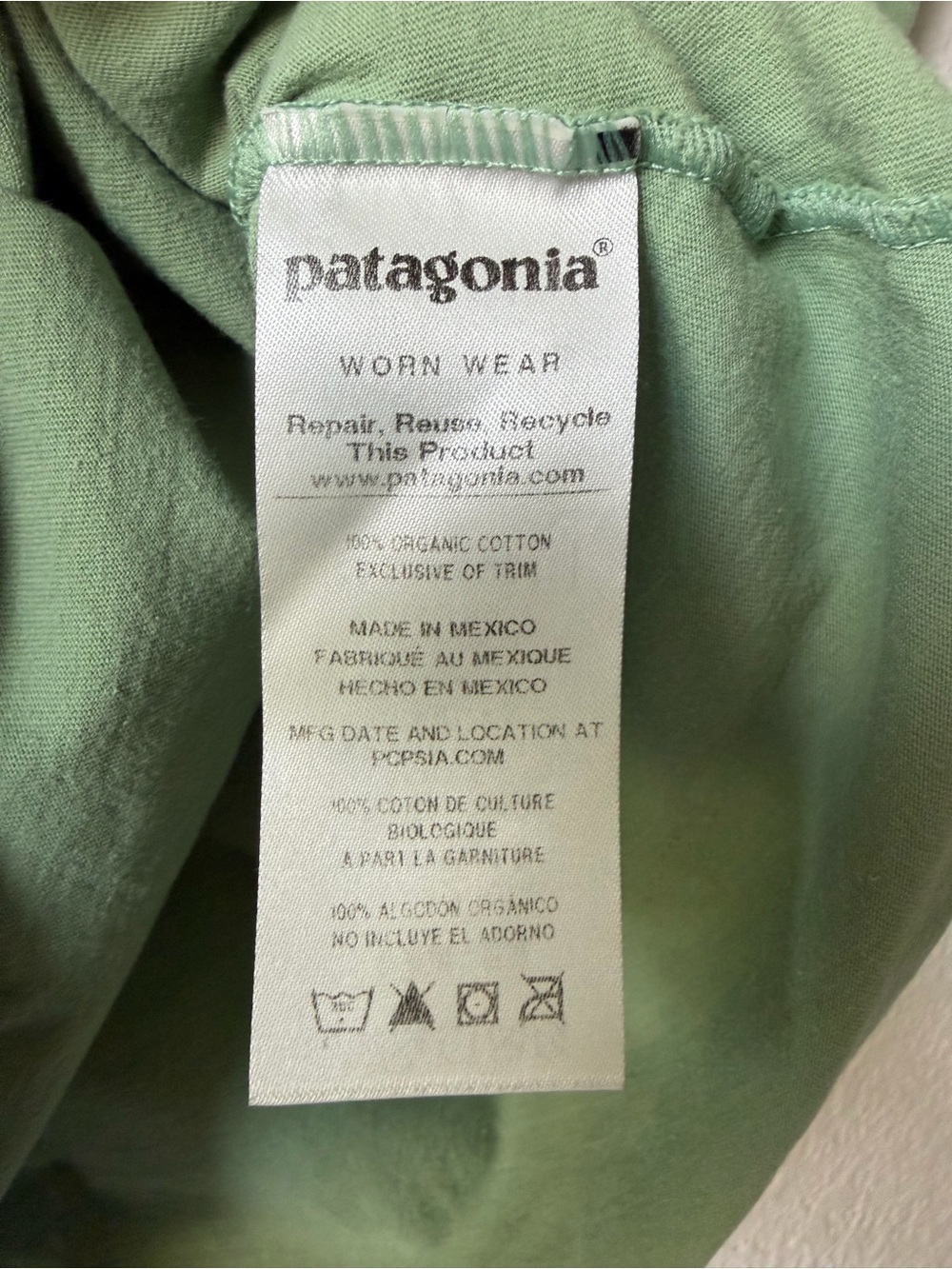 Patagonia Women's Green Logo Racerback Tank, 100% Cotton. EUC. Medium. - Picture 6 of 8